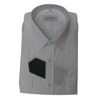 Košile HZS - bílá, krátký rukáv (55 % Bavlna / 45 % PES)